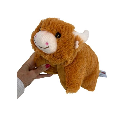 Pillow Pets Peewees Highland Cow Plush Toy Comfort Stuffed Animal Unisex Kids - Picture 8 of 16